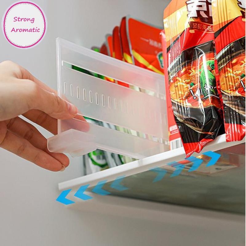 STRO Refrigerator Retractable Partition Board Storage Box Partition ...