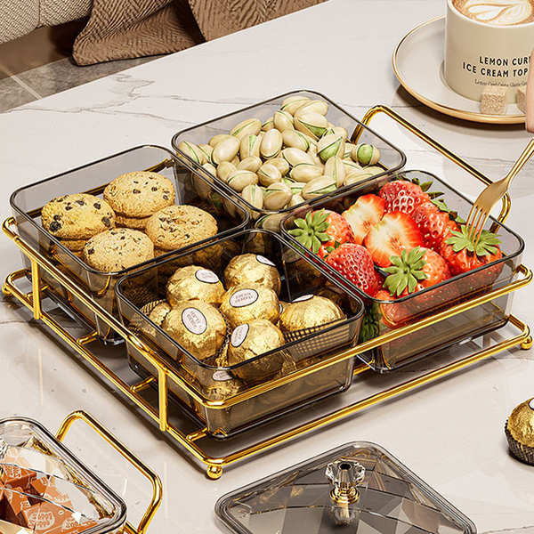 bekas kuih bekas kuih raya kotak kuih talam 2024 New Style Golden Frame ...