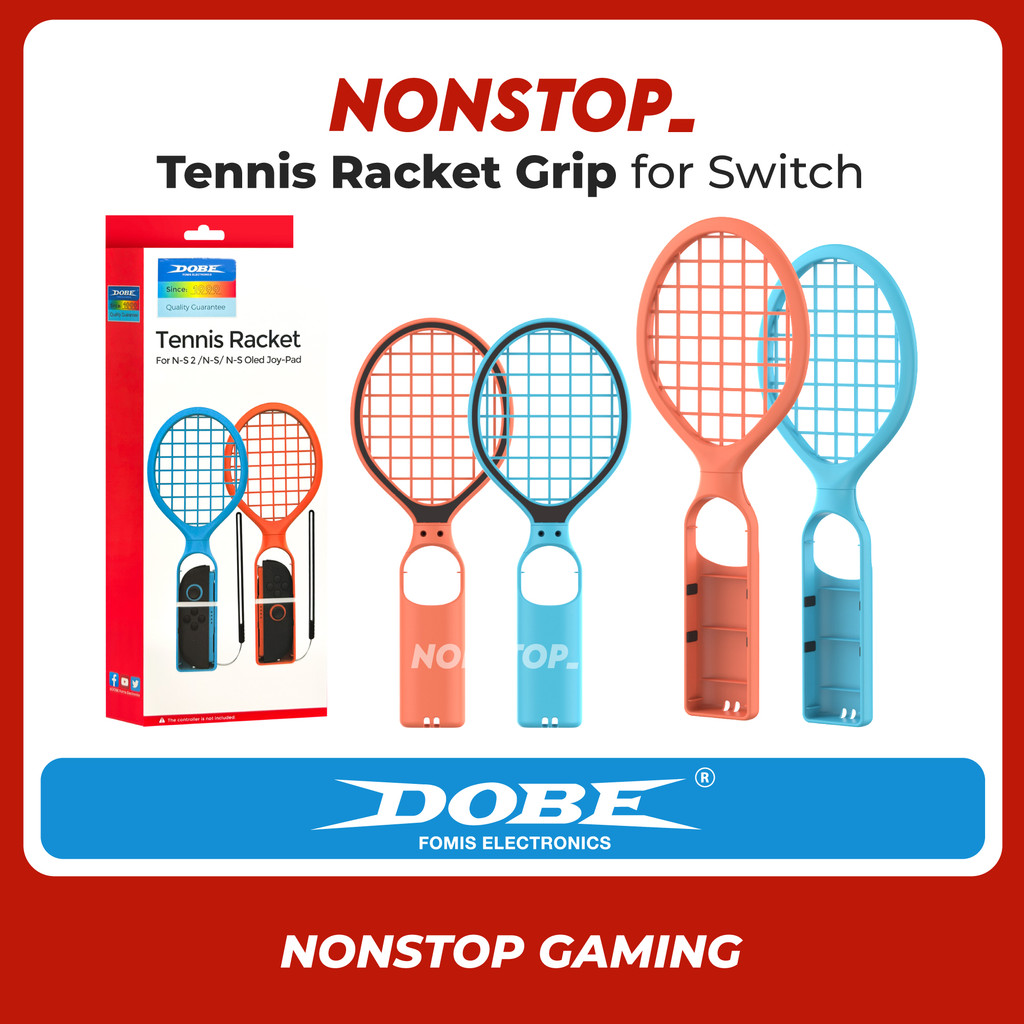 DOBE Switch Joycon Tennis Racket for Mario Tennis ACE Games Joycon2 ...