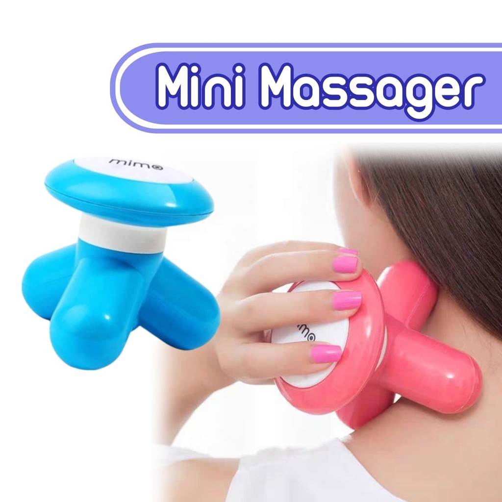 Mini Massager Electric Neck Head Hand Wave Vibrating Portable Massage ...