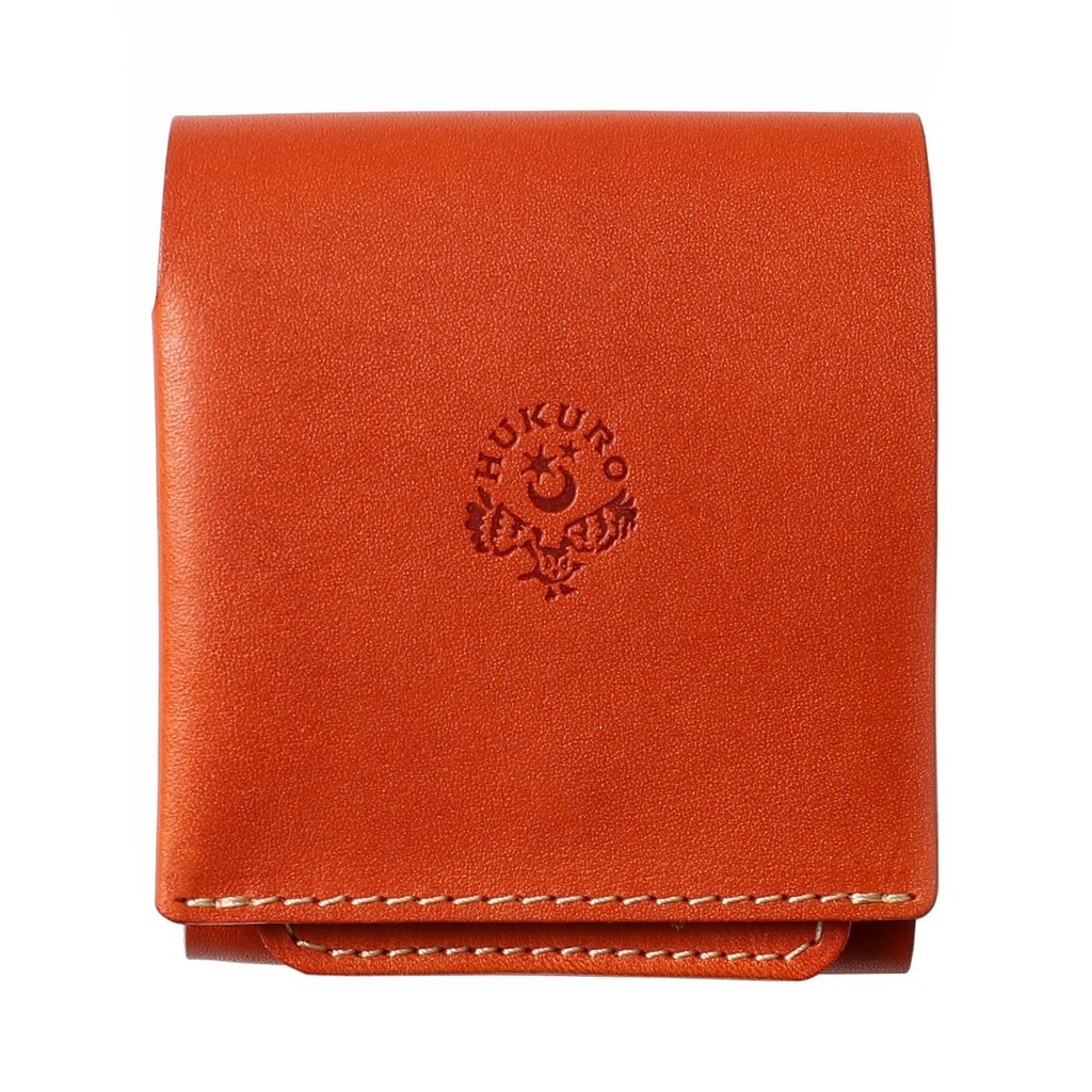 [HUKURO] Men's Square Wallet - Compact Bi-Fold Design with Coin Pocket ...