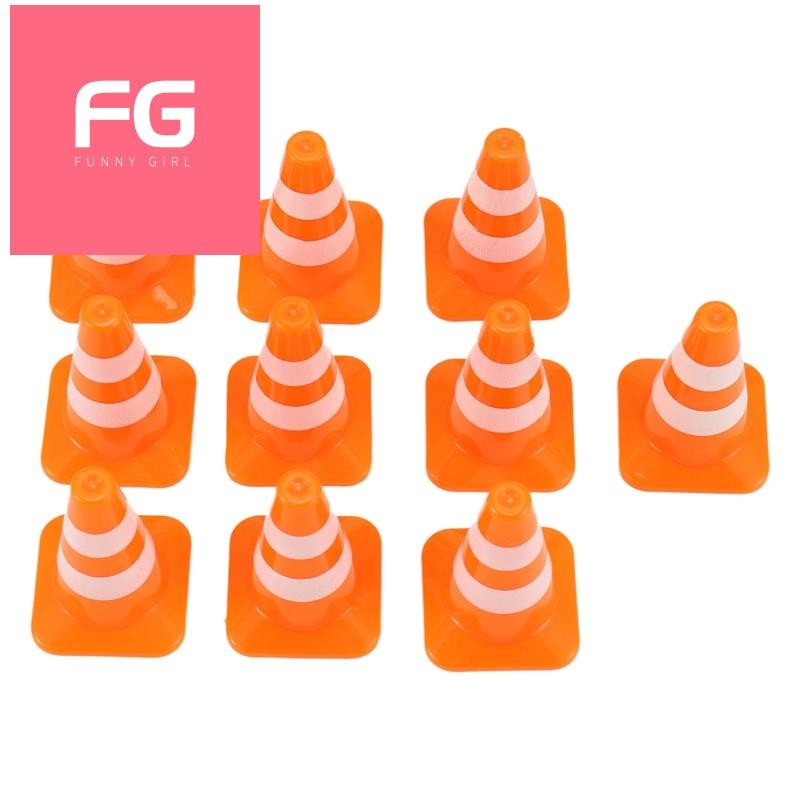 Mini Traffic Cones 10Pcs Miniature Road Cones Construction Cones Kids ...