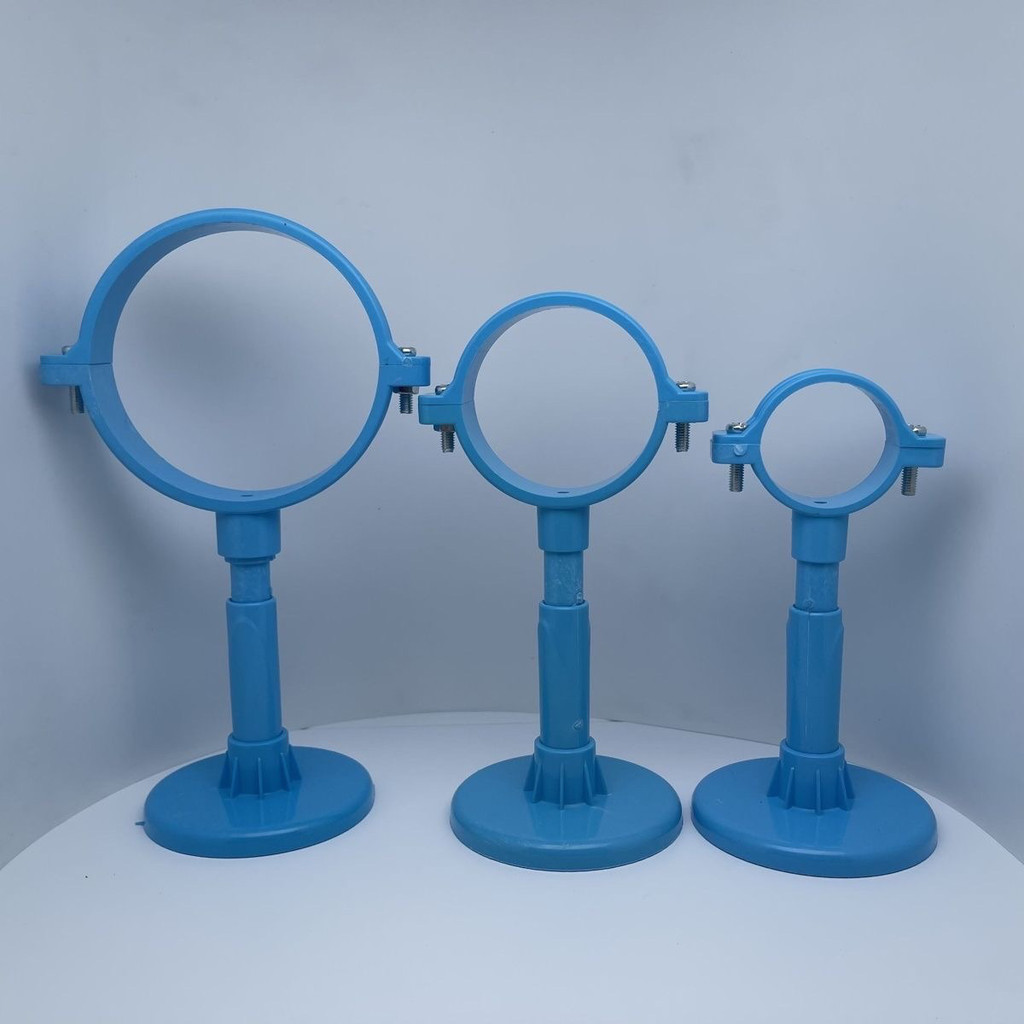 Blue Lifting Elevator Slope Regulator 110 75 50 Pipe Support Frame PVC ...