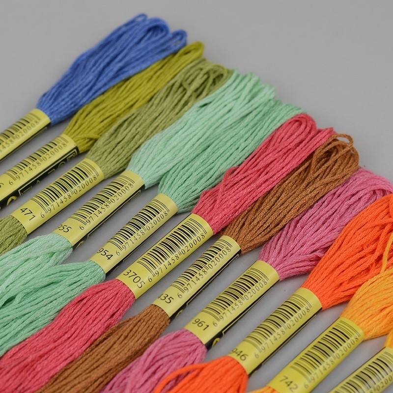 5 Skeins DMC Embroidery Thread - Supplementary & Cross - Stitch ...
