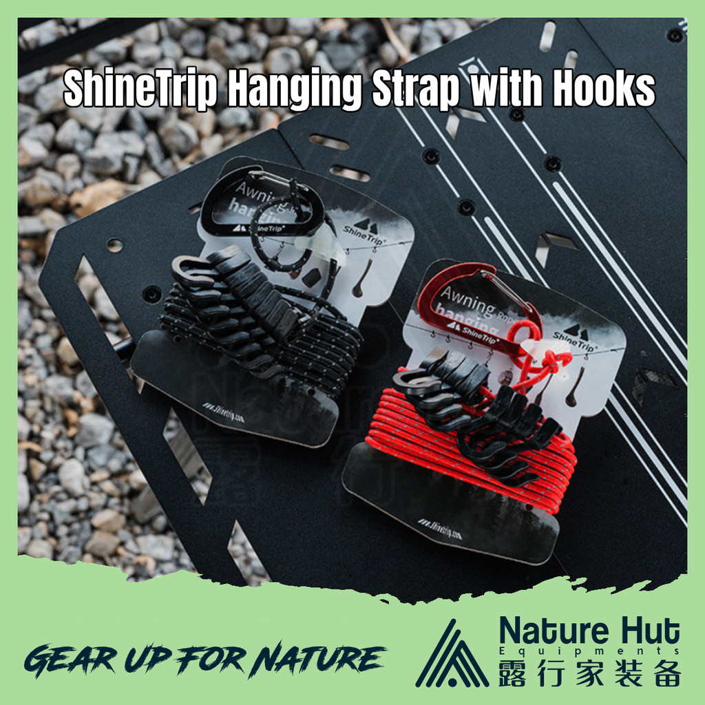 ShineTrip Multipurpose Hanging Strap with Hooks Outdoor Camping ...