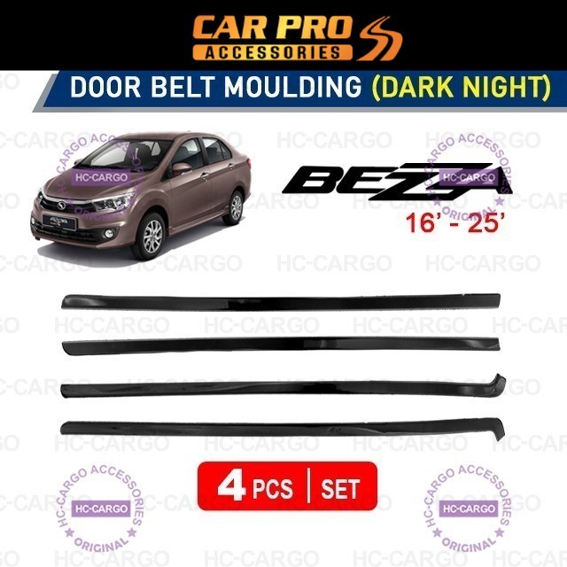 Perodua Bezza Car Window Trim Titanium Black Lining / Door Belt ...