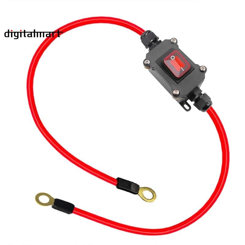 DC12V Inline Wire Switch DC12-24V DPST Dual Side Wiring Switch 25A IP67 ...