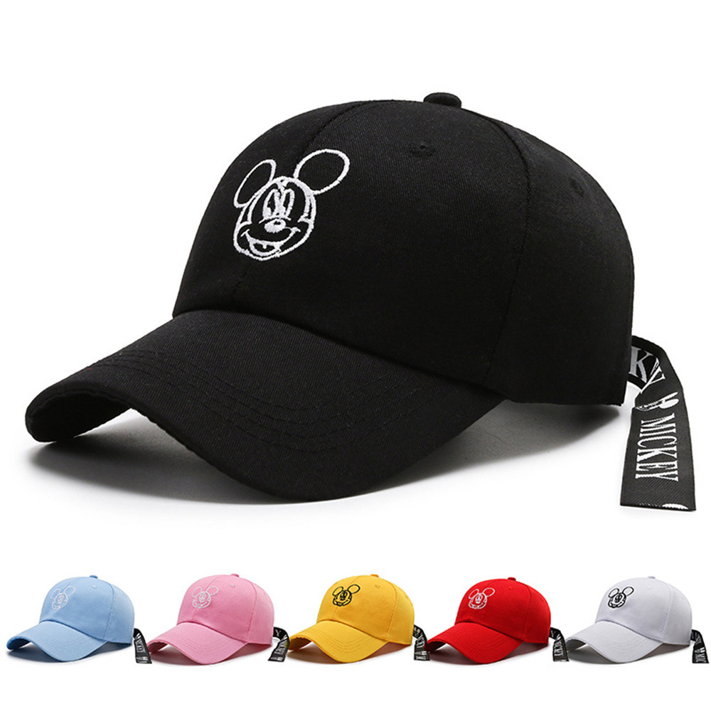 Cute Cartoon Embroidery Baseball Cap Men Women Personality Streamer ...