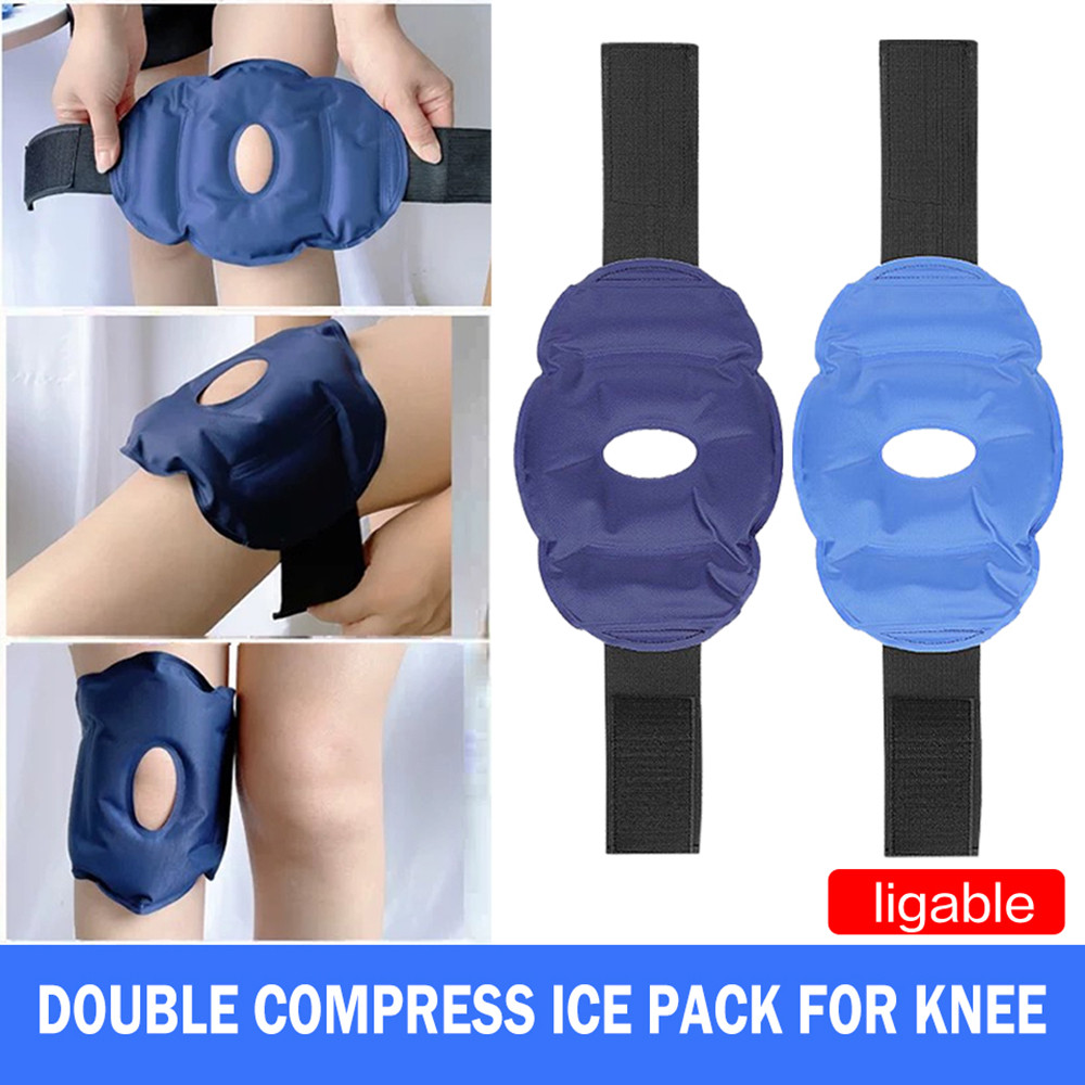 Reusable Hot Cold Pack Ice Gel Pack Heating Emergency Pain Relief Sport ...