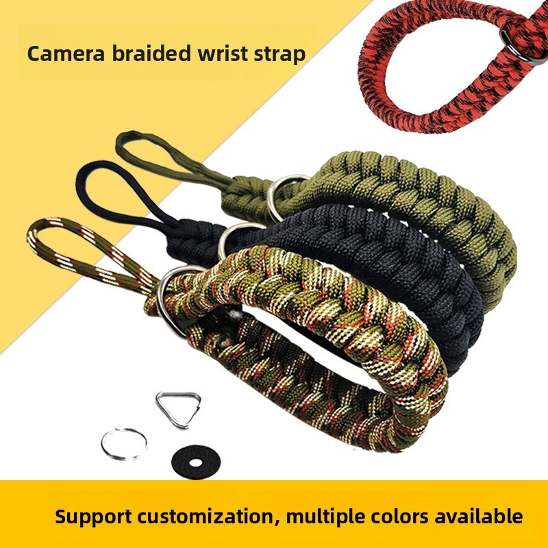 Hot Style Camera Quick Release Braided Handmade Wrist Strap Safety Rope ...