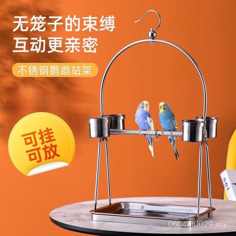 Photo inspiration: Picture Idea: Station Bar Parrot Out Cage Portable Stand Stand Bird Stand
