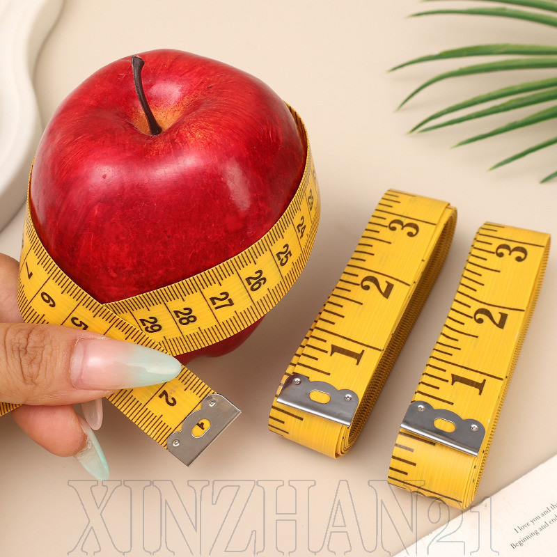 3M PVC Tailor's Flexible Tape Measure - Manual Gauge Reel Ruler - Head ...