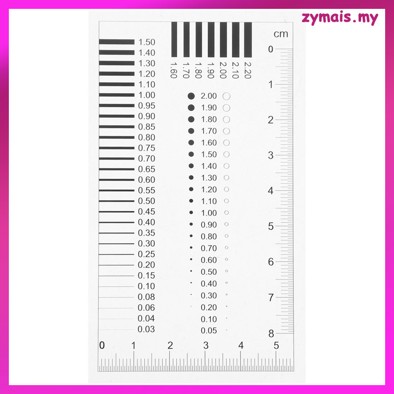 Film Gauge Ruler Detection Appearance Measurement Crack Width ...