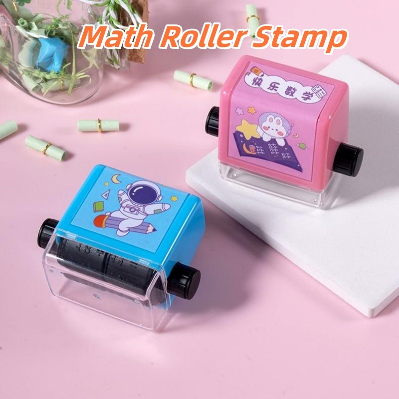 Smart Math Roller Stamps for Kids Addition Subtraction Multiplication ...