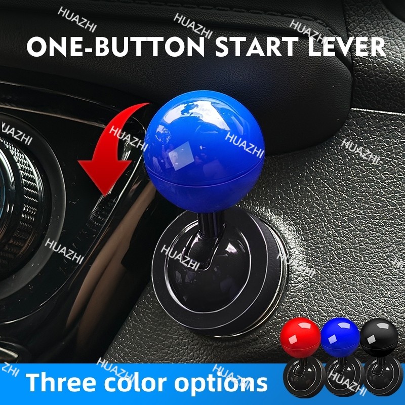 Metal Car One-button Start Lever Ignition Engine Push Button Bar ...