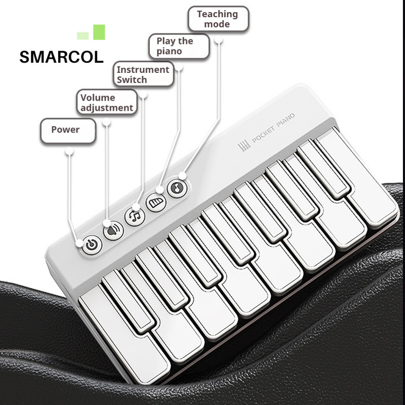 Mini Piano Pocket Electronic Keyboard Multifunctional Music Toy for ...