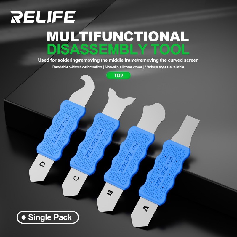 RELIFE TD2 Universal Phone Repair Tools Kit Disassembly Blades Pry ...