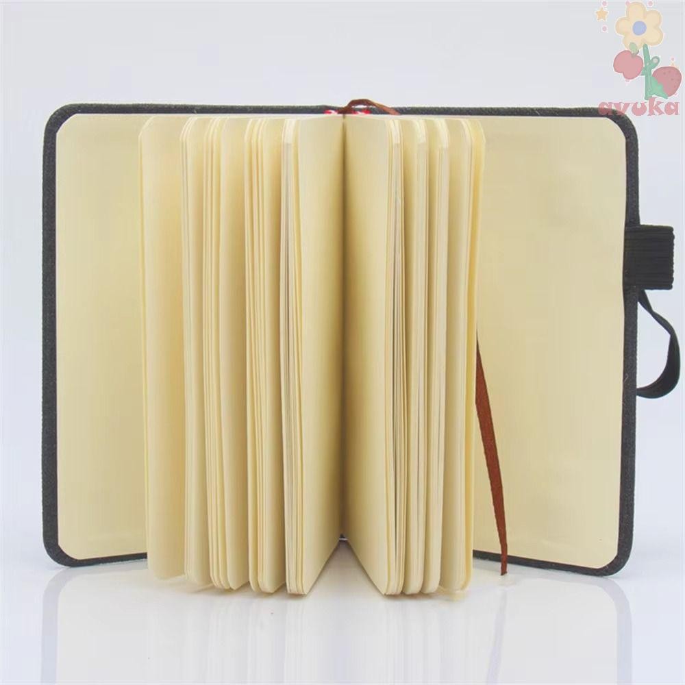 AVUKA 2pcs A7 Mini Notebook, 100 Sheets Thick Blank Page Notepad ...