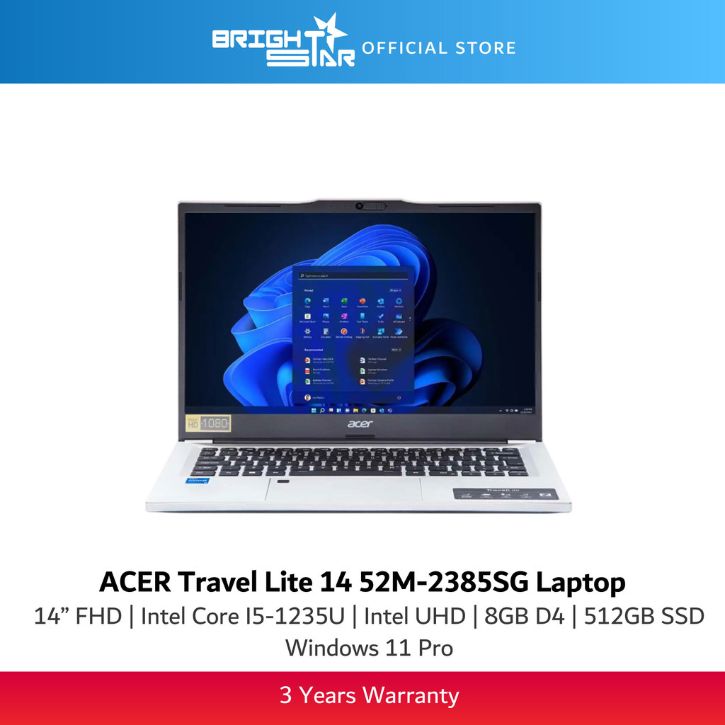 ACER Travel Lite TL14-52M Laptop (14