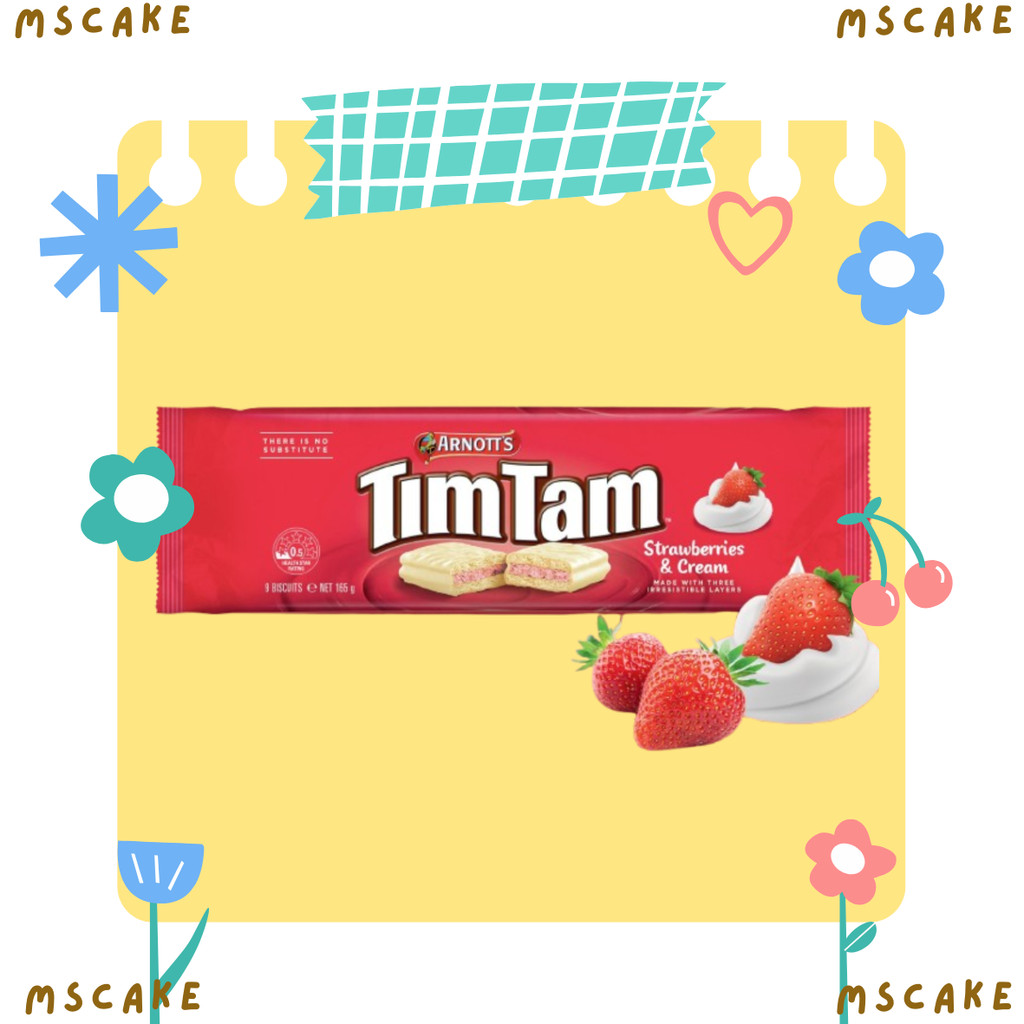 Tim Tam Crafted Collection Strawberries & Cream 160g | Shopee Malaysia