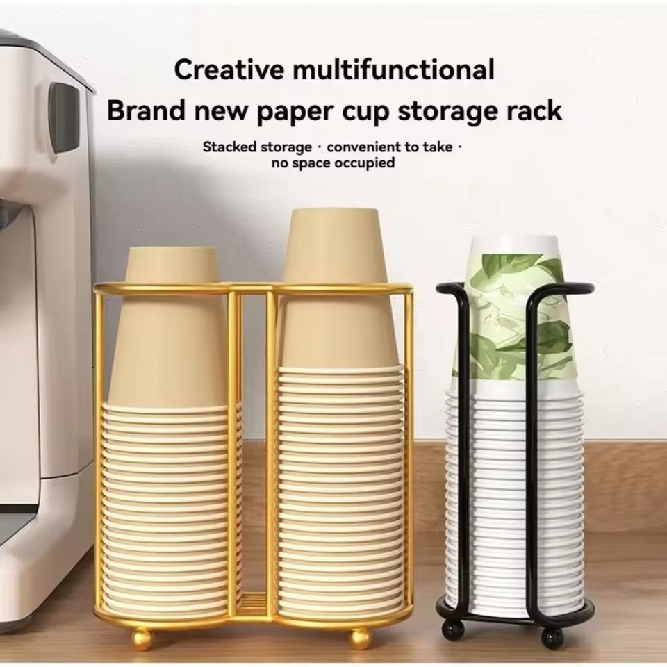 Kitchen Multi-Layer Stackable Cup Holder Kitchen Paper Cup Holder Cup ...