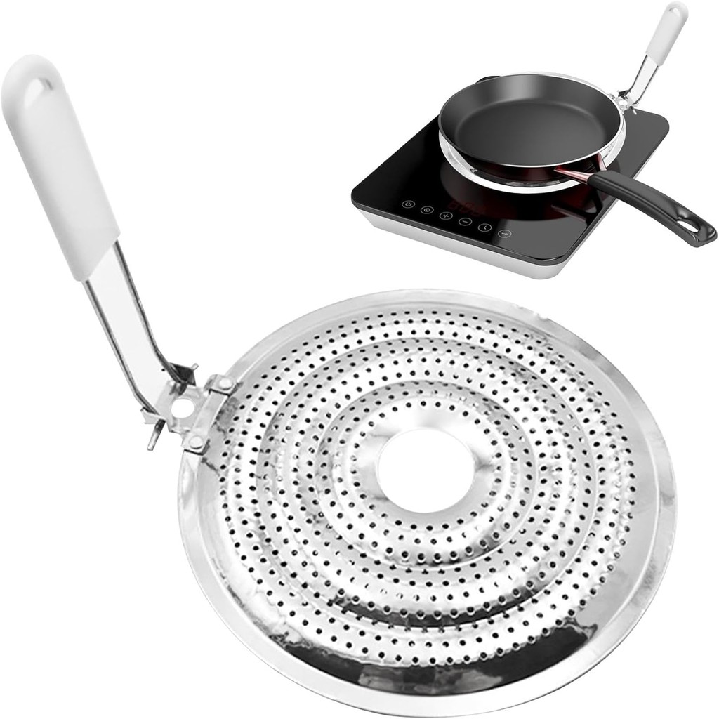 Heat Diffuser Flame Reducer Simmer Plate, Stainless Steel Heat Diffuser ...