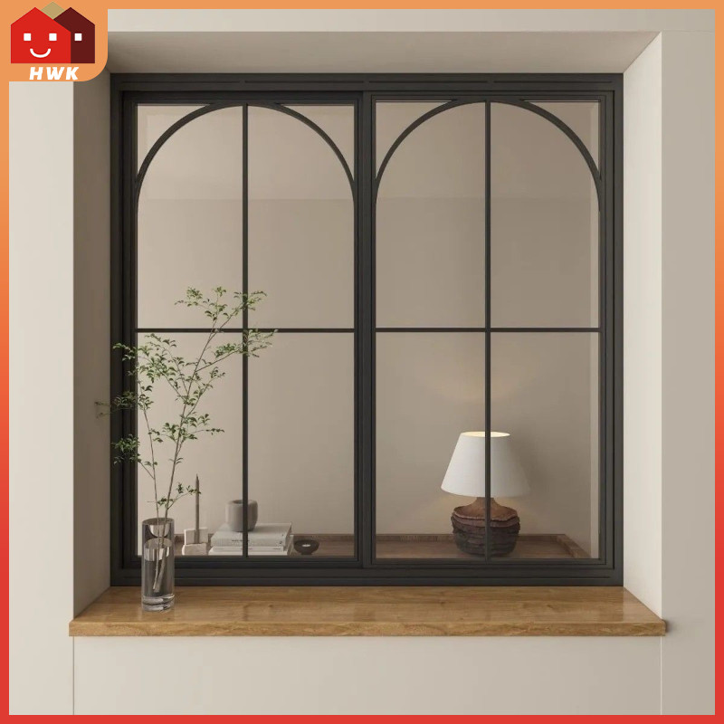 French Sliding Window Households Retro Iron Art Restaurant Partition ...