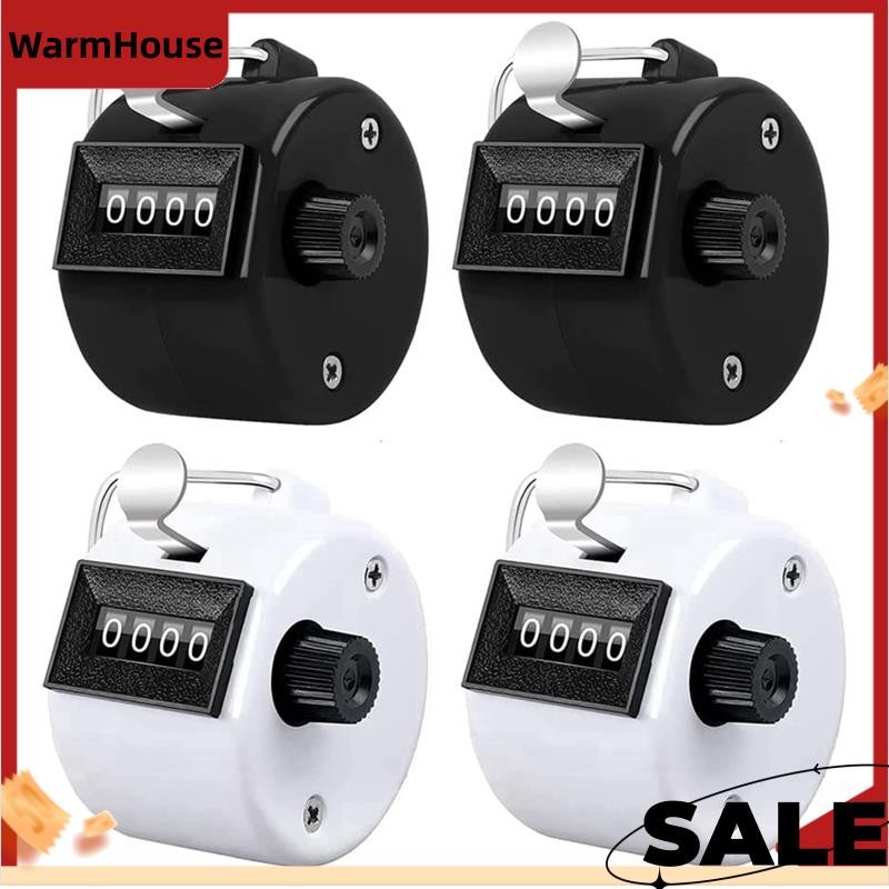 Pack of 4 Counter Clicker 4-Digit Number Count,Handheld Mechanical ...