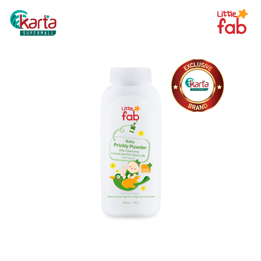 Little Fab Baby Prickly Powder For Heat Rash (100g) | Shopee Malaysia