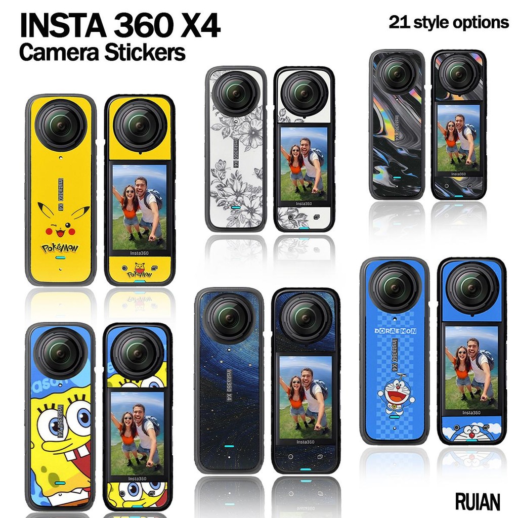 For Insta 360 X4 Sports Camera Personalized Skin Protection Stickers ...