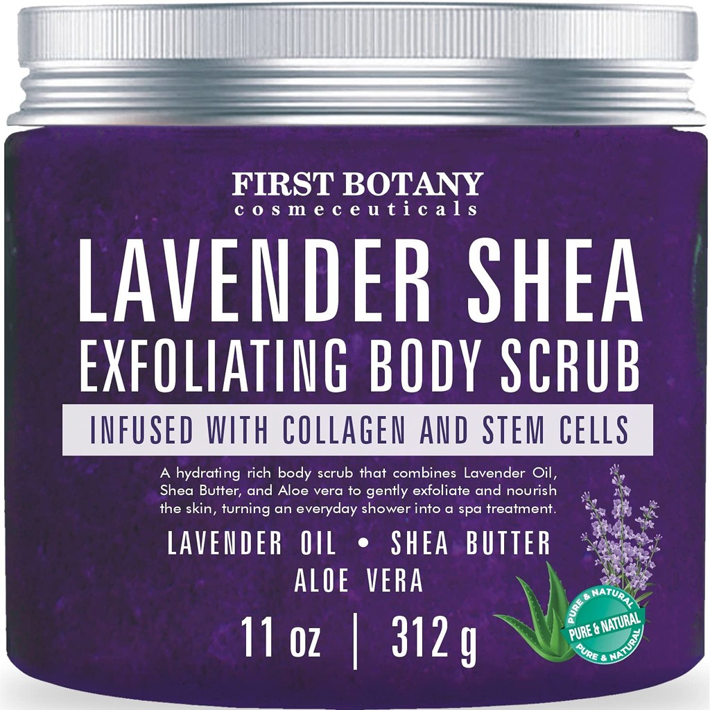 First Botany Body Scrub - Natural Exfoliating Salt Scrub & Body and ...