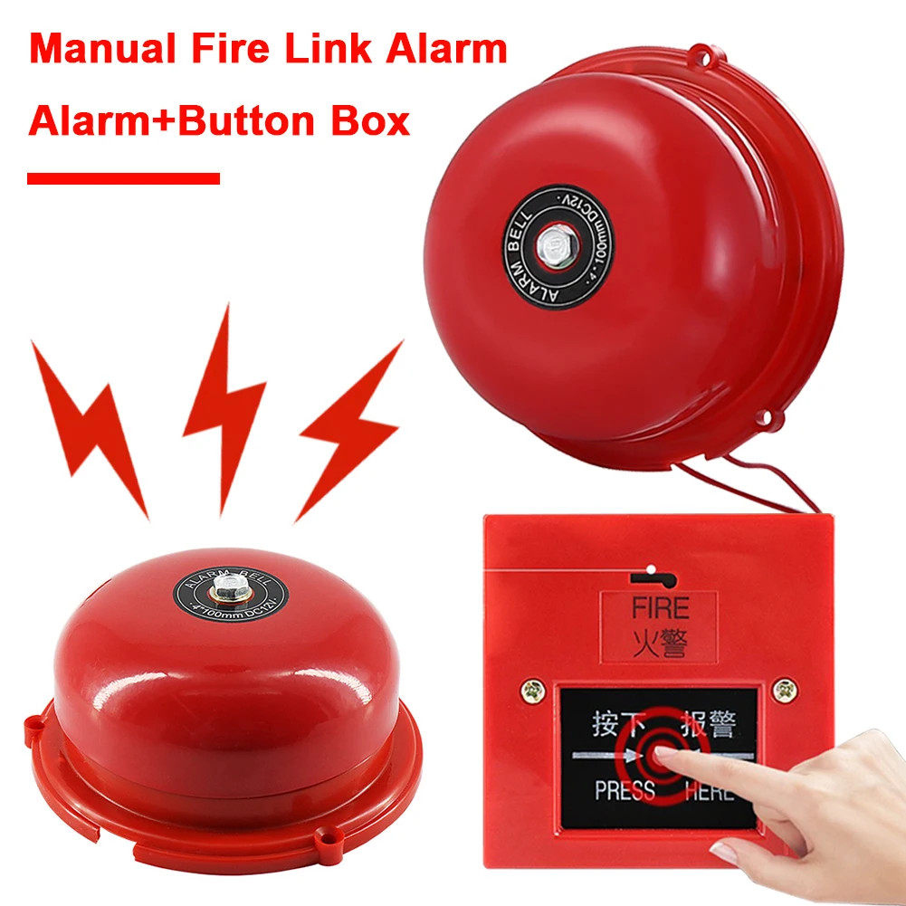4-10 Inch Manual Call Point Fire Alarm Resettable Pull Station Metal ...