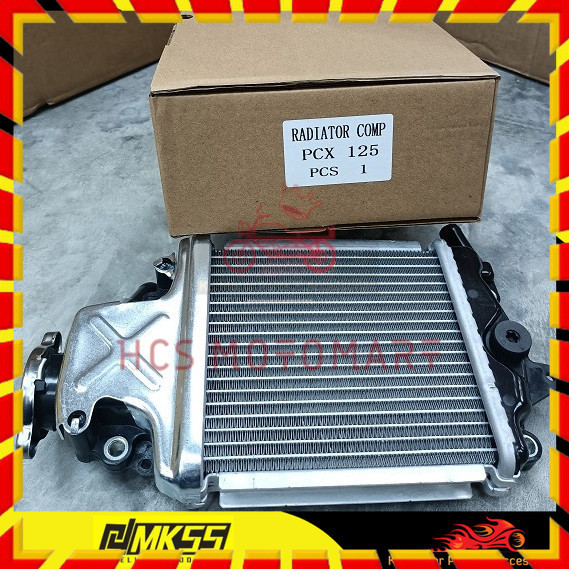 HCS PCX150 V1 / V2 RADIATOR ASSY PCX150 NEW TANGKI AIR COLLANT | Shopee ...