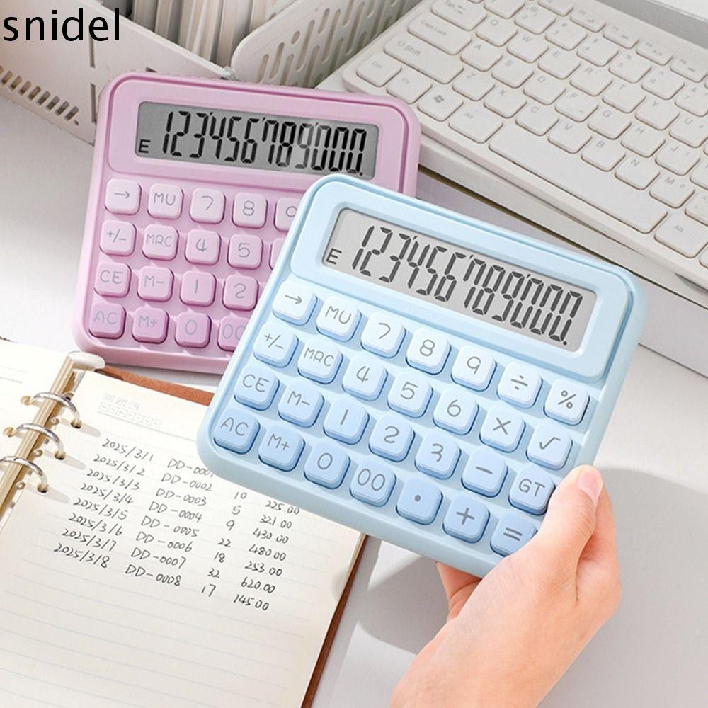 SNIDEL 12 Digits Calculator, Easy To Use Cute Desktop Calculator ...