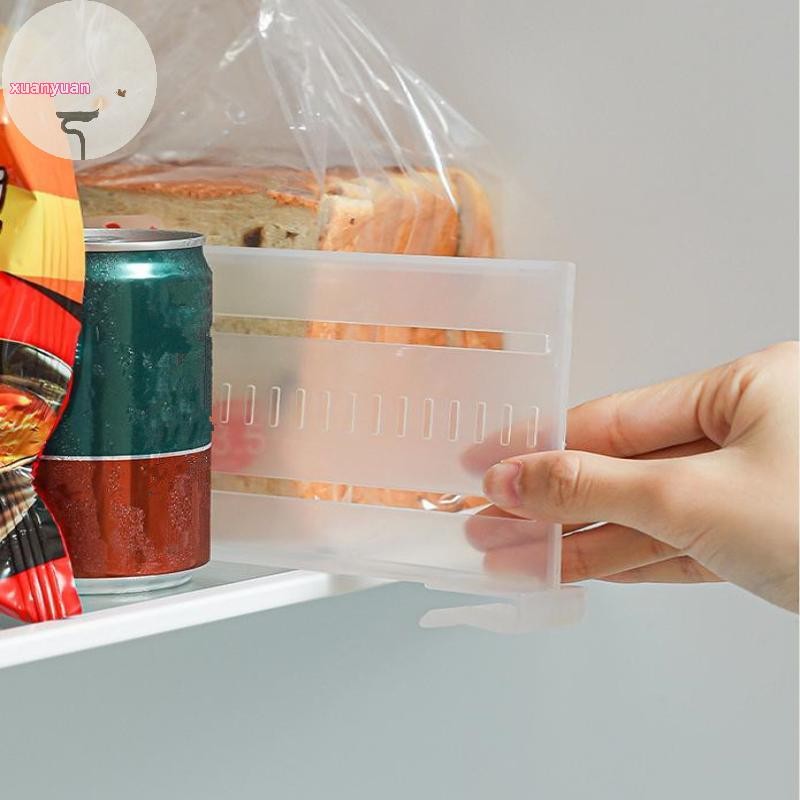 XUAN Refrigerator Retractable Partition Board Storage Box Partition ...