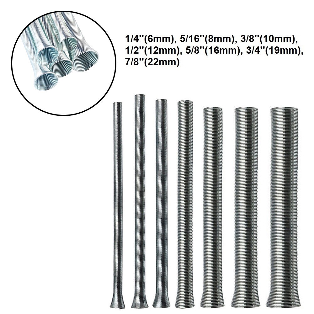 5Pcs 13.7In Spring Tube Bender Set For Precision Bending Of Copper
