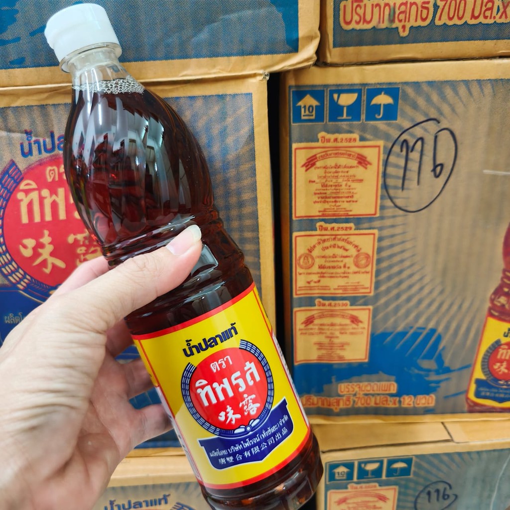 700ml Thai Fish Sauce Sos Ikan Thailand Fish Sauce Nam Pla Tiparos Thai ...