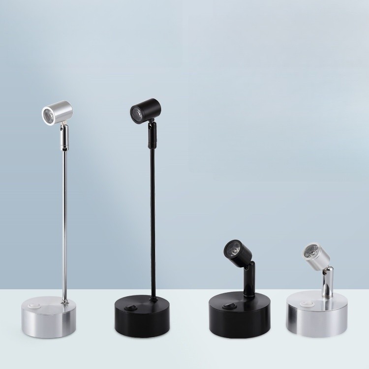 LED Battery Powered Spotlight Jewelry Counter Lamp Exhibition Display ...