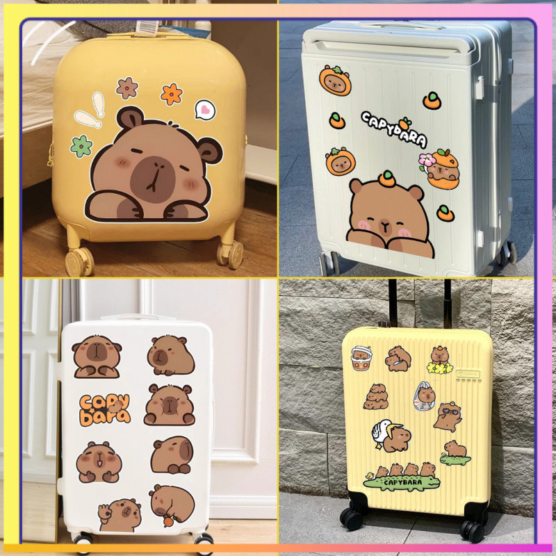 Large Stickers Kapibara Stickers Luggage Stickers Waterproof Car Wall ...