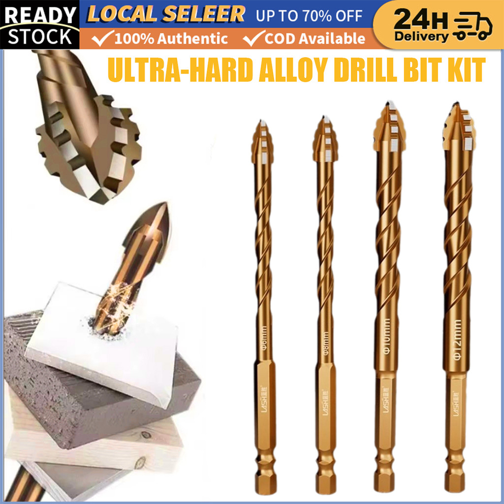 3/4Pcs Set Tungsten Drill Bit for ceramic tile drilling and concrete ...