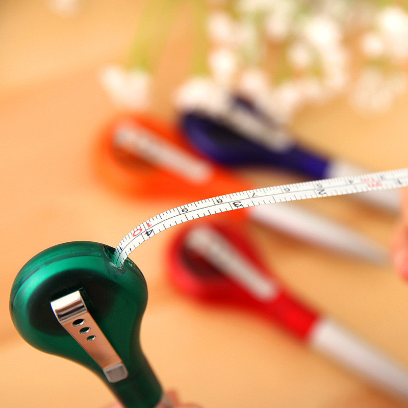 Multifunctional Rice Tape Measuring Ballpoint Pen Creative Ruler ...