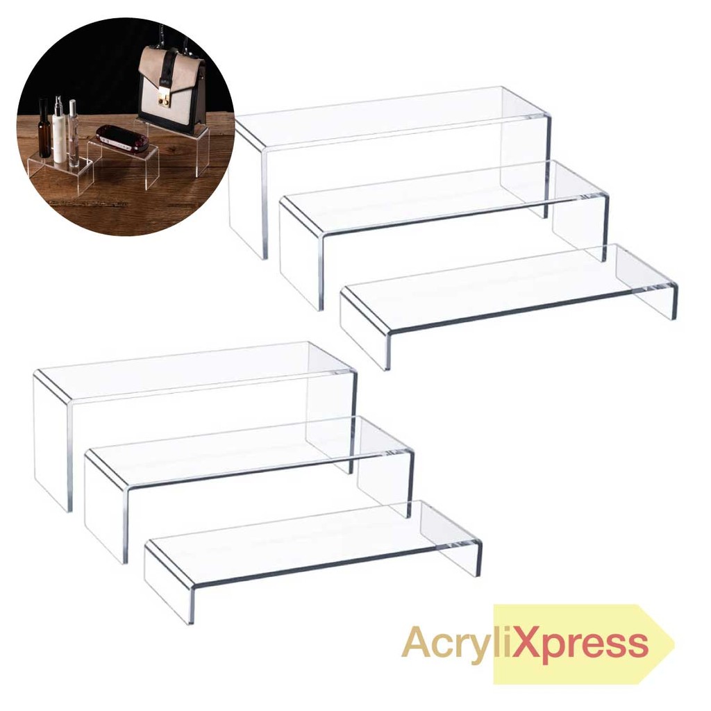 AcryliXpress Acrylic U-Shape Display Stand, Shoes Display Stand Rack ...