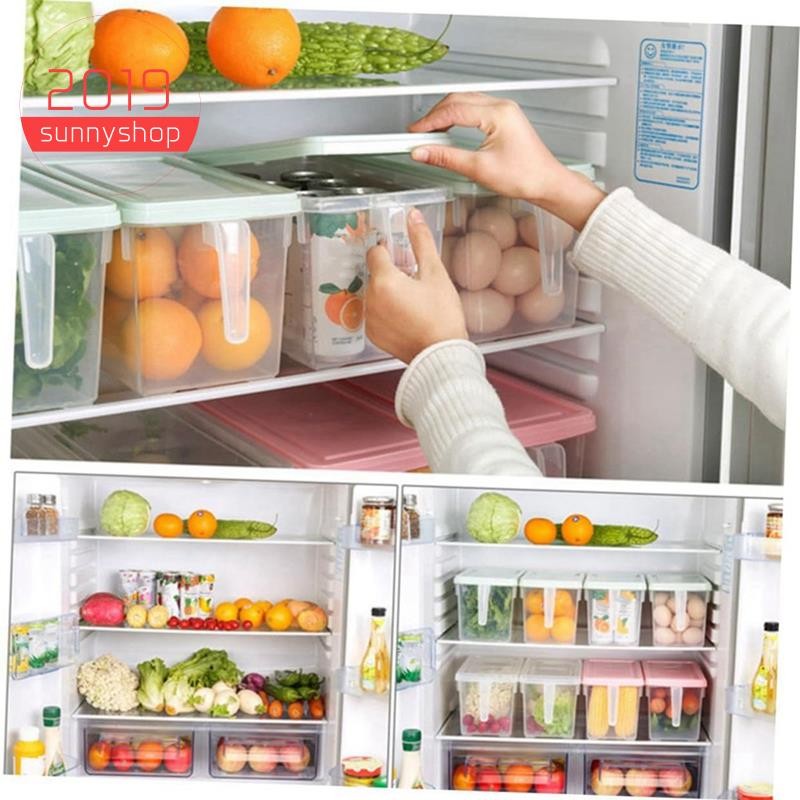 Box Refrigerator Storage Bin Stackable Refrigerator Organizer Food ...