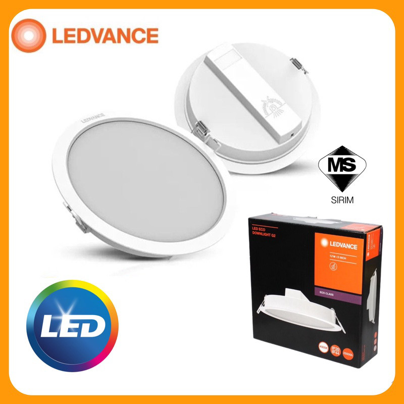 OSRAM LEDVANCE LED Downlight G2 5 inch 12W / 6 inch 18W / 8 inch 24W ...