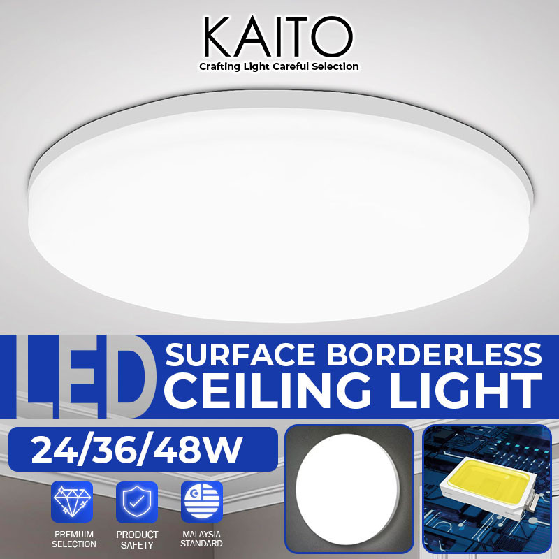 Borderless LED Light Downlight 24/36/48W Ceiling Lighting Round 7