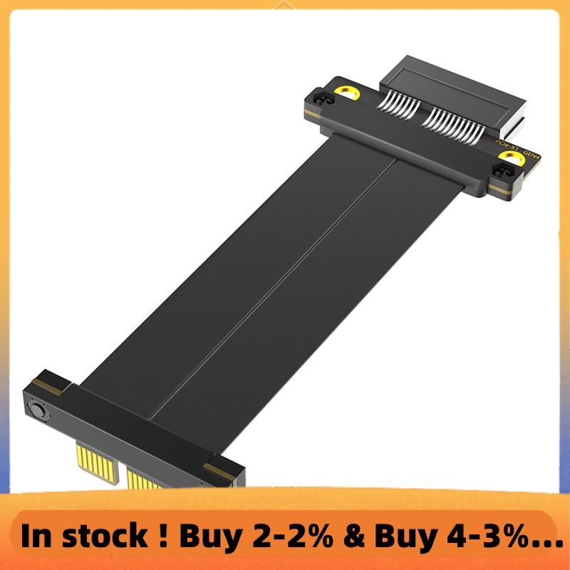 PCI-E4.0 X4 Riser Cable PCIe Gen4 4X to 4X Extension Cable PCI Express ...