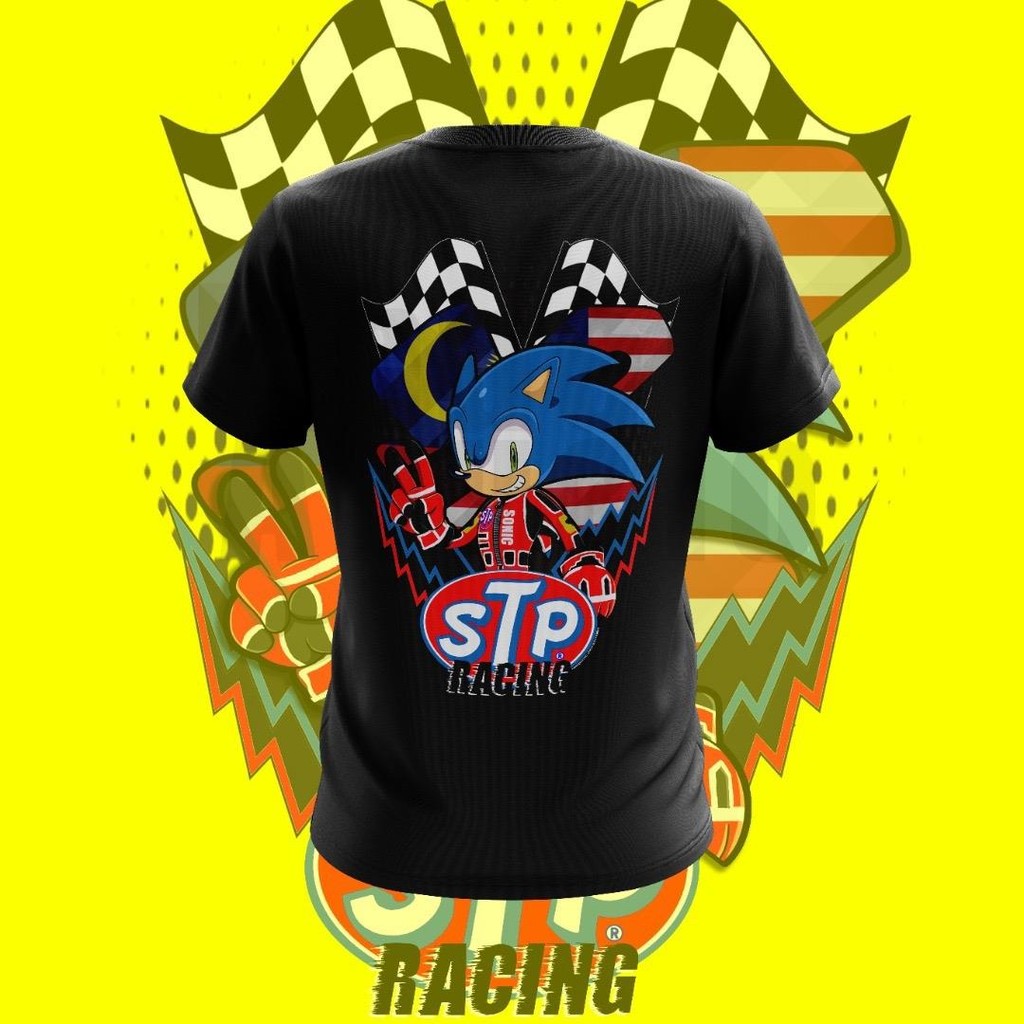 Kras Premium Sonic x STP Edisi Terhad Lengan Pendek L-0348 | Shopee ...