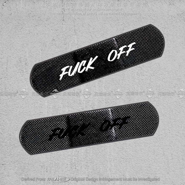 sticker kereta sticker custom Reflective Car Stickers Black Simulation ...