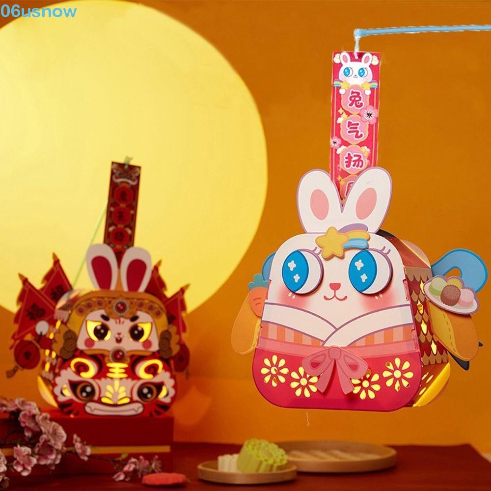USNOW Mid-Autumn Festival Lantern, Handmade Traditional Rabbit Lantern ...