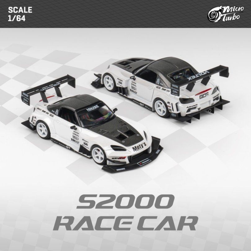 Micro Turbo-MT 1/64 Honda S2000 Race Car Diecast car Car Model ...